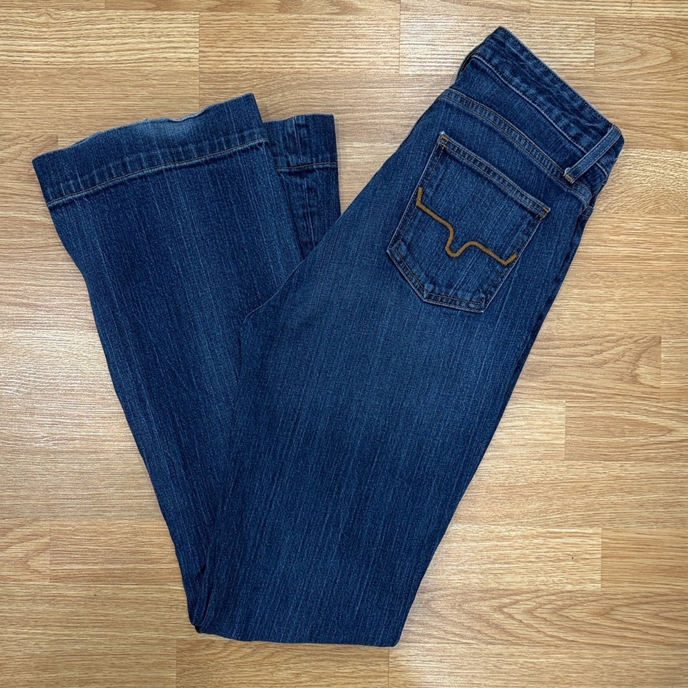 Kimes Ranch Dark Blue Flare Jeans